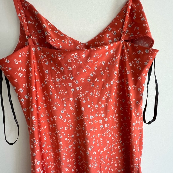 Satin slip midi dress - Picture 3 of 6